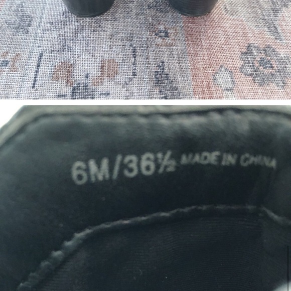 Anthropologie 𝅺1.STATE Loka Studded Leather Heeled Ankle Bootie - Picture 5 of 5